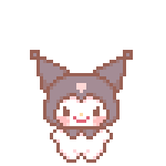 Sanrio Character Pixel Icon - Kuromi
