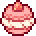 Dessert Pink Strawberry Macaron Pixel Icon by Arunyi